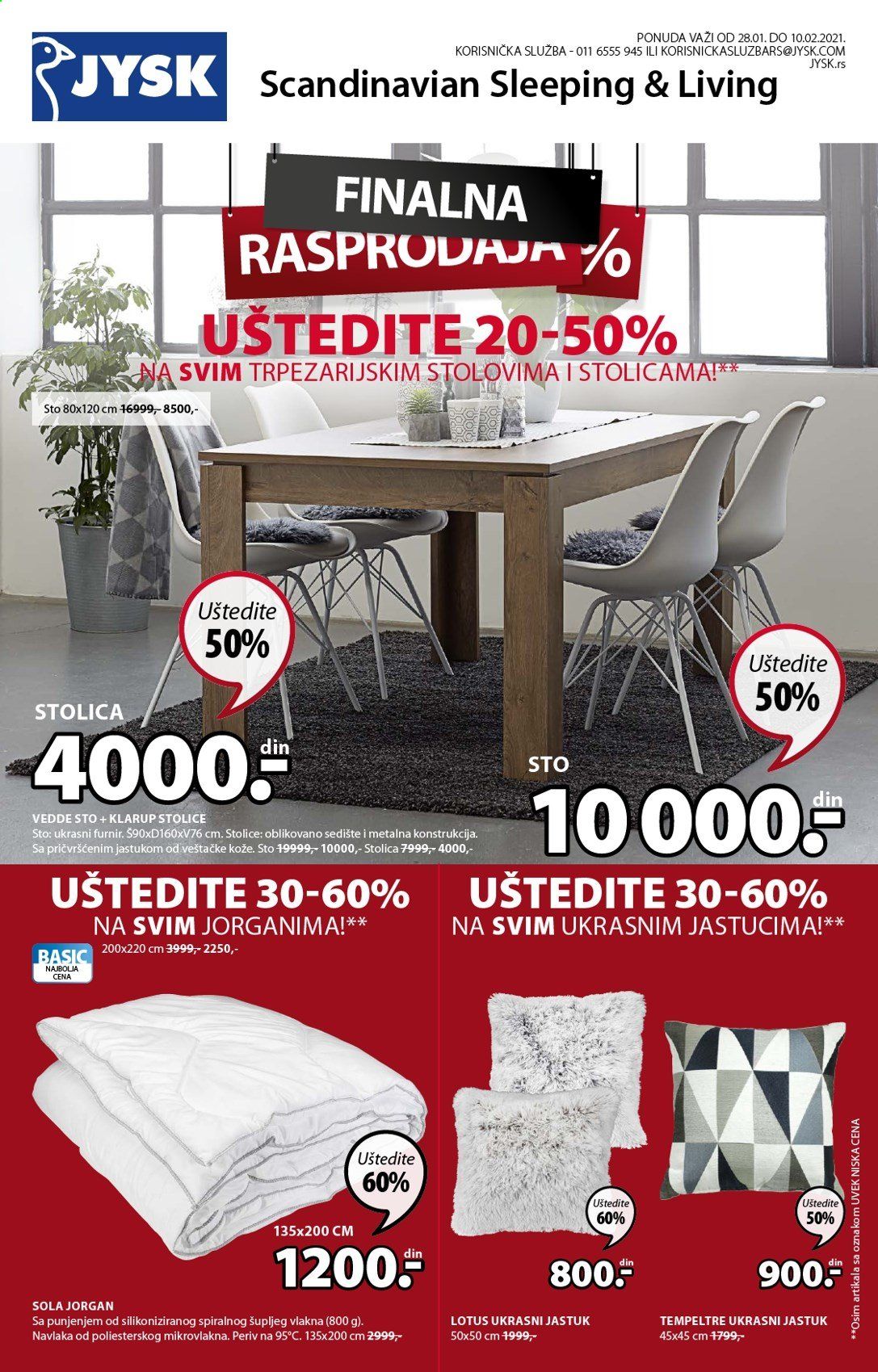 JYSK katalog - 28.01.2021 - 10.02.2021. Stranica 1