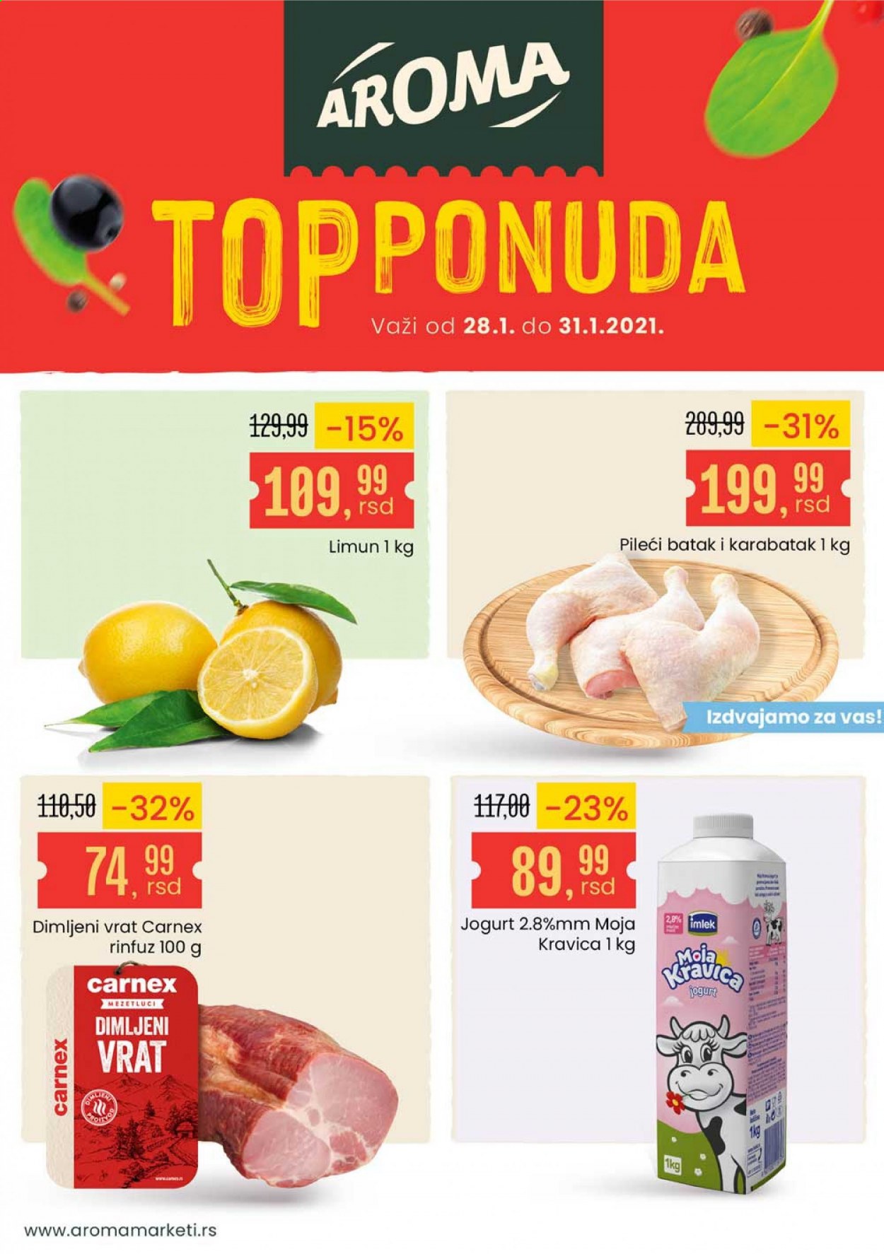 Aroma Market katalog - 28.01.2021 - 31.01.2021. Stranica 1