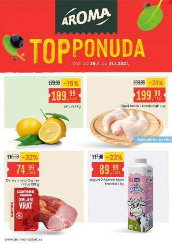 Aroma Market katalog - 28.01.2021 - 31.01.2021.