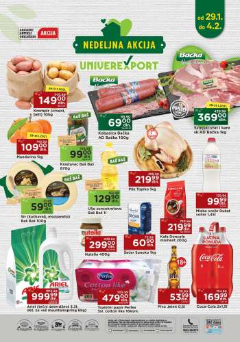Univerexport katalog - 29.01.2021 - 04.02.2021.