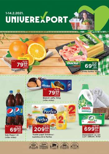 Univerexport katalog - 01.02.2021 - 14.02.2021.