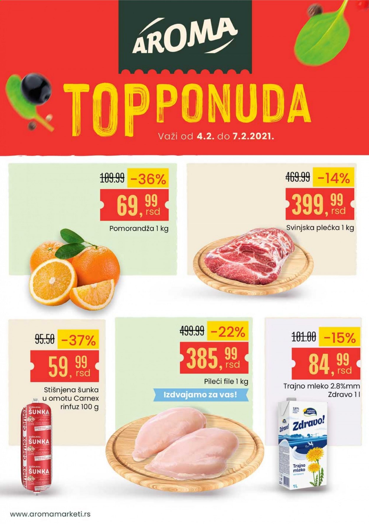 Aroma Market katalog - 04.02.2021 - 07.02.2021. Stranica 1