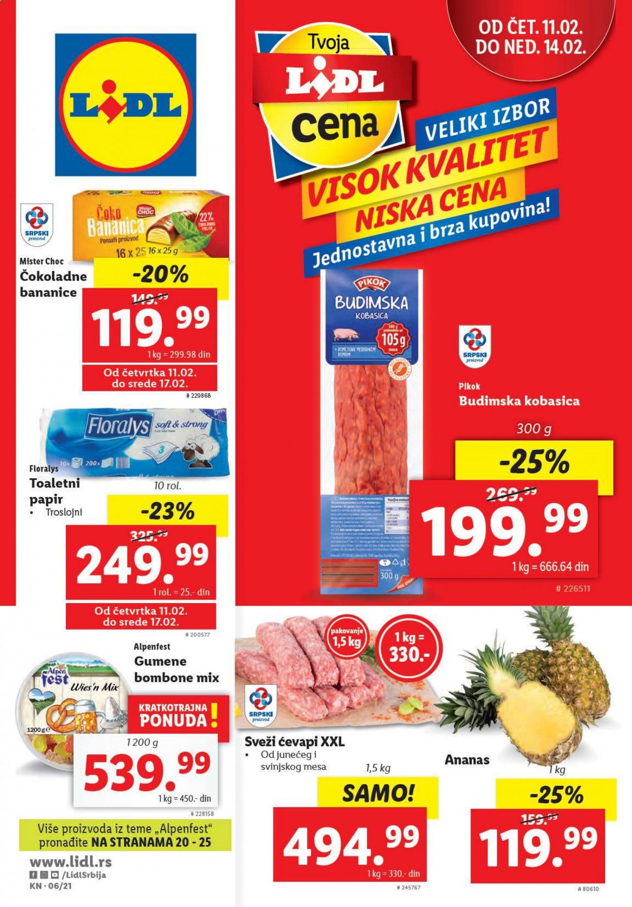 Lidl katalog - 11.02.2021 - 17.02.2021. Stranica 1