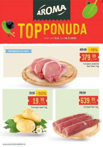Aroma Market katalog - 11.02.2021 - 14.02.2021.