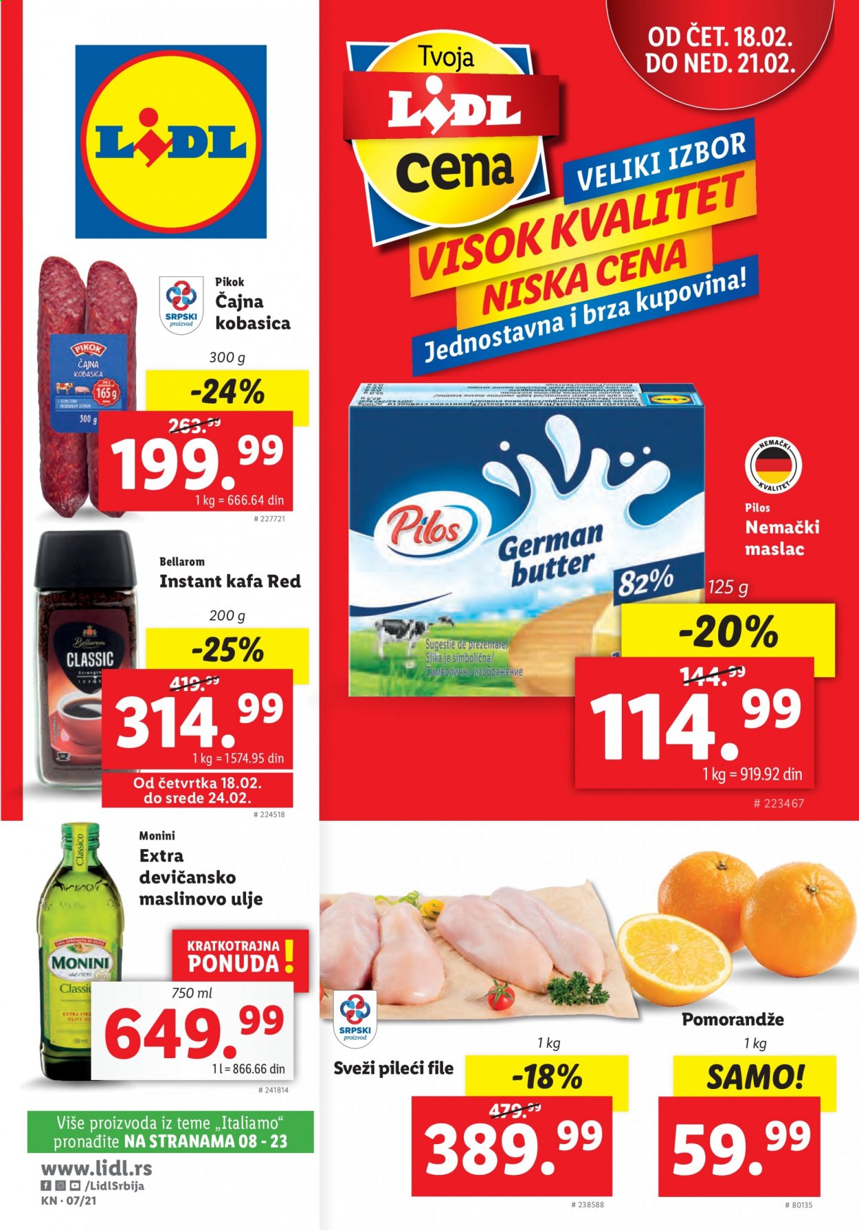 Lidl katalog - 18.02.2021 - 24.02.2021. Stranica 1