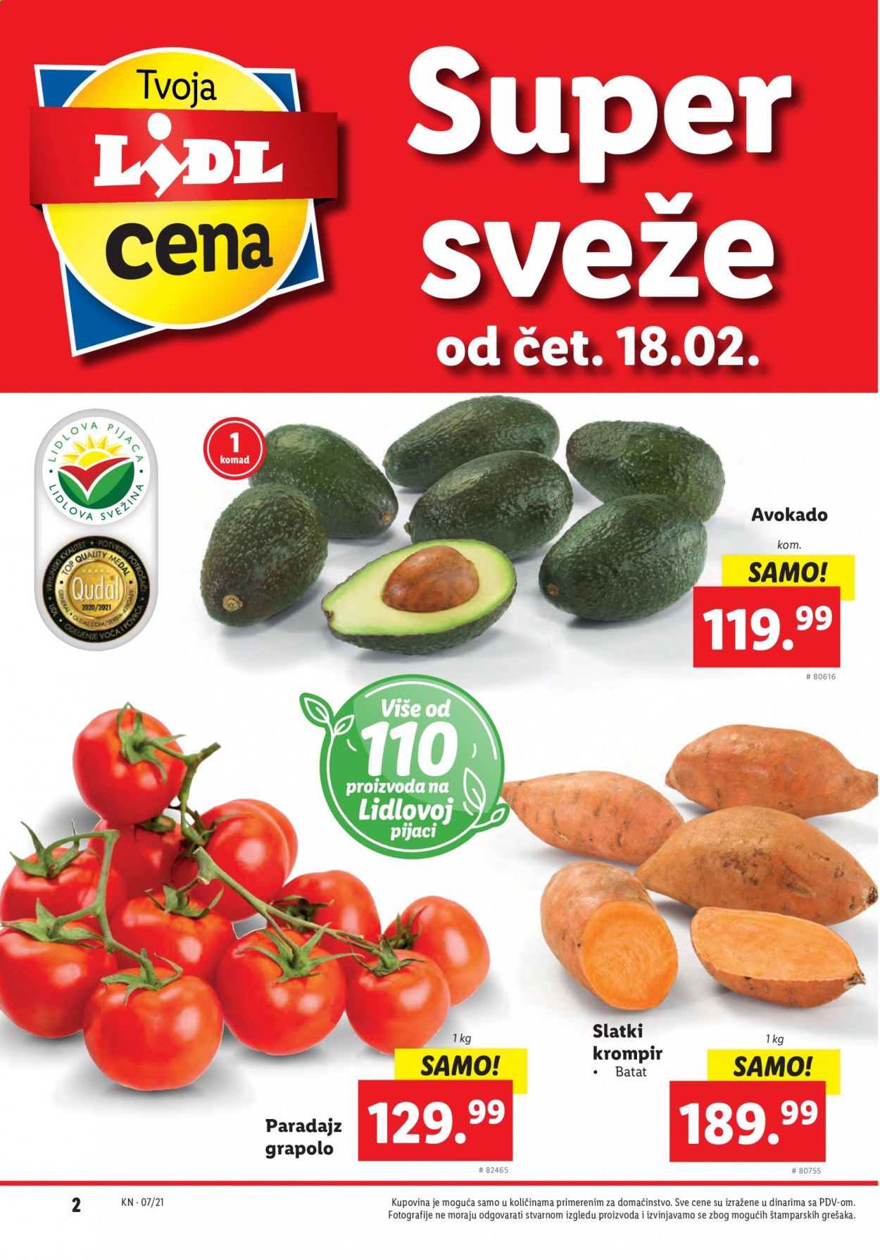 Lidl katalog - 18.02.2021 - 24.02.2021. Stranica 2