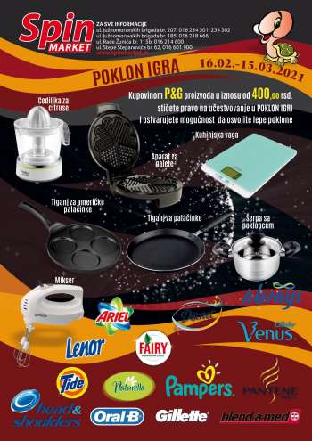Spin Market katalog - 16.02.2021 - 15.03.2021.
