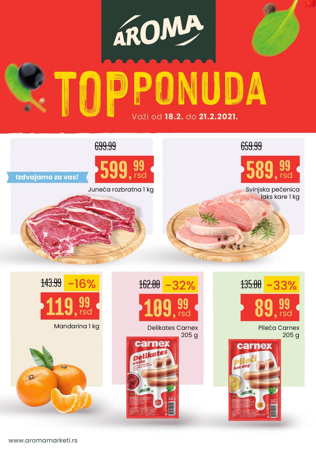 Aroma Market katalog - 18.02.2021 - 21.02.2021. Stranica 1