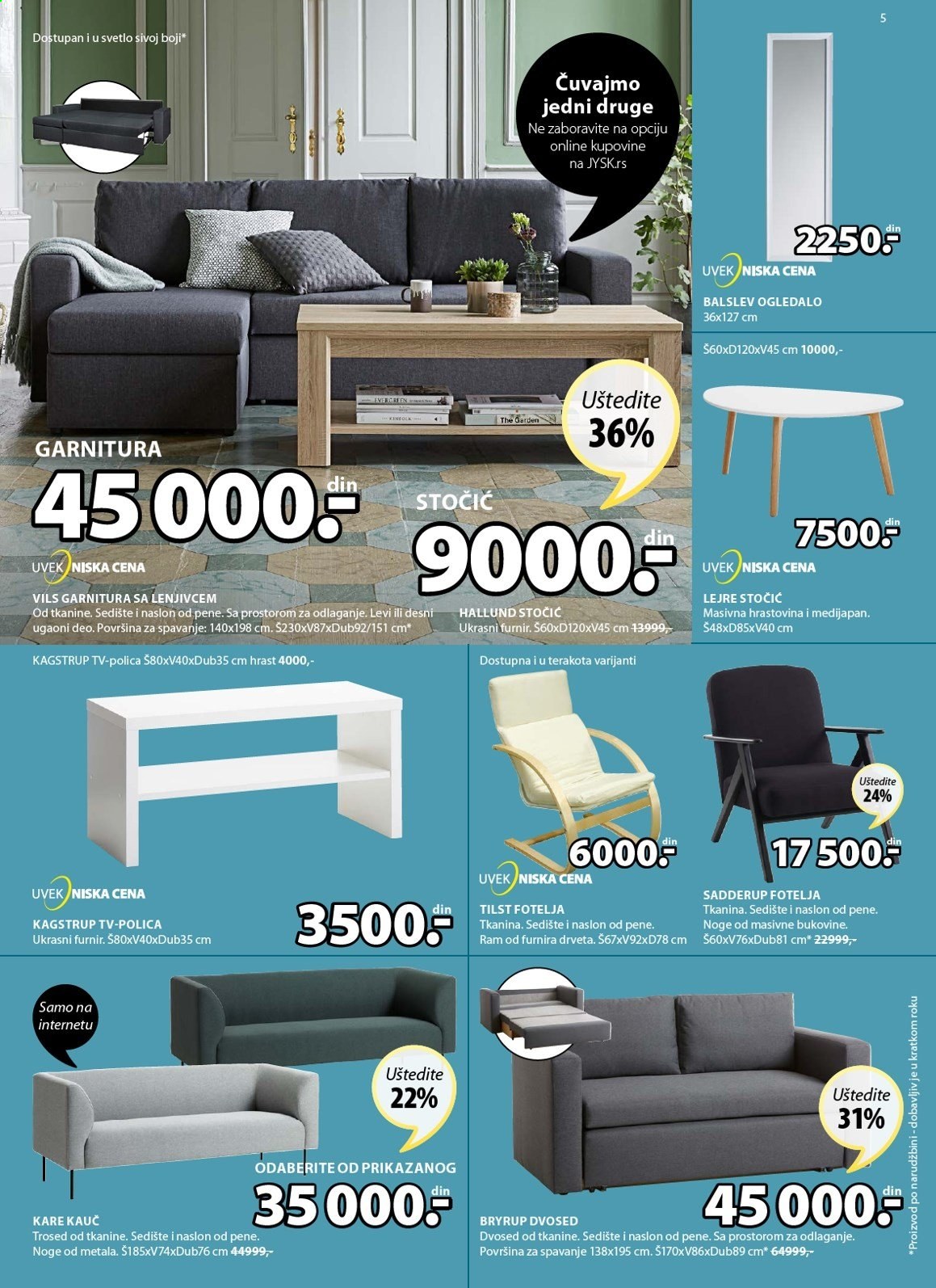 JYSK katalog - 18.02.2021 - 03.03.2021. Stranica 5