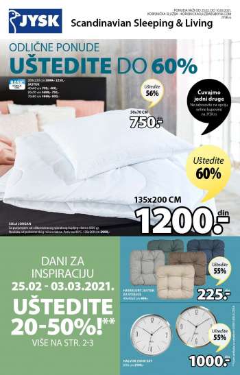 JYSK katalog - 25.02.2021 - 10.03.2021.