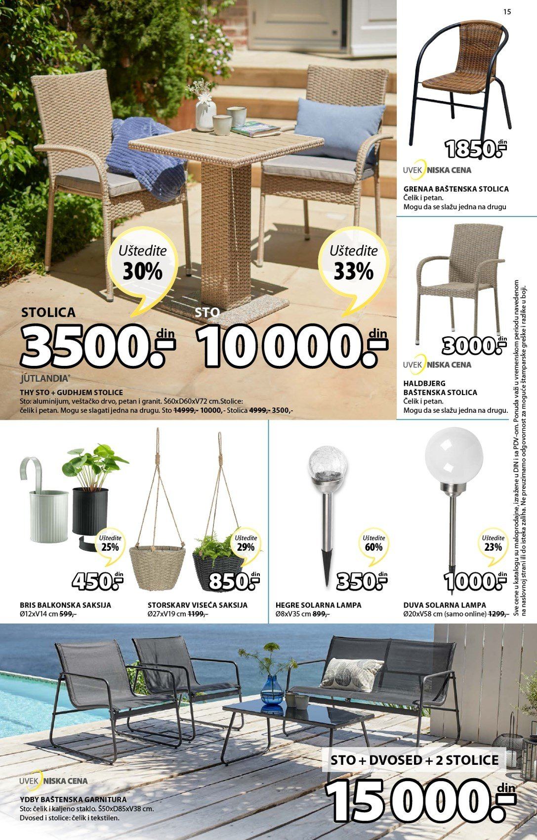 JYSK katalog - 25.02.2021 - 10.03.2021. Stranica 15