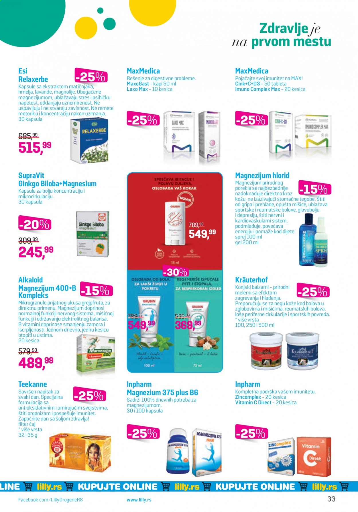 Lilly Drogerie katalog - 01.03.2021 - 31.03.2021. Stranica 33