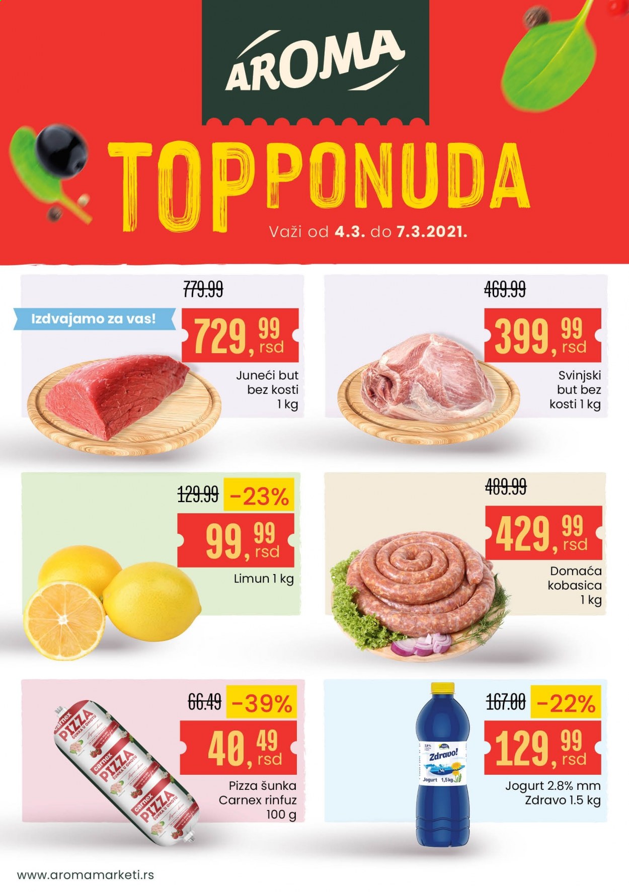 Aroma Market katalog - 04.03.2021 - 07.03.2021. Stranica 1