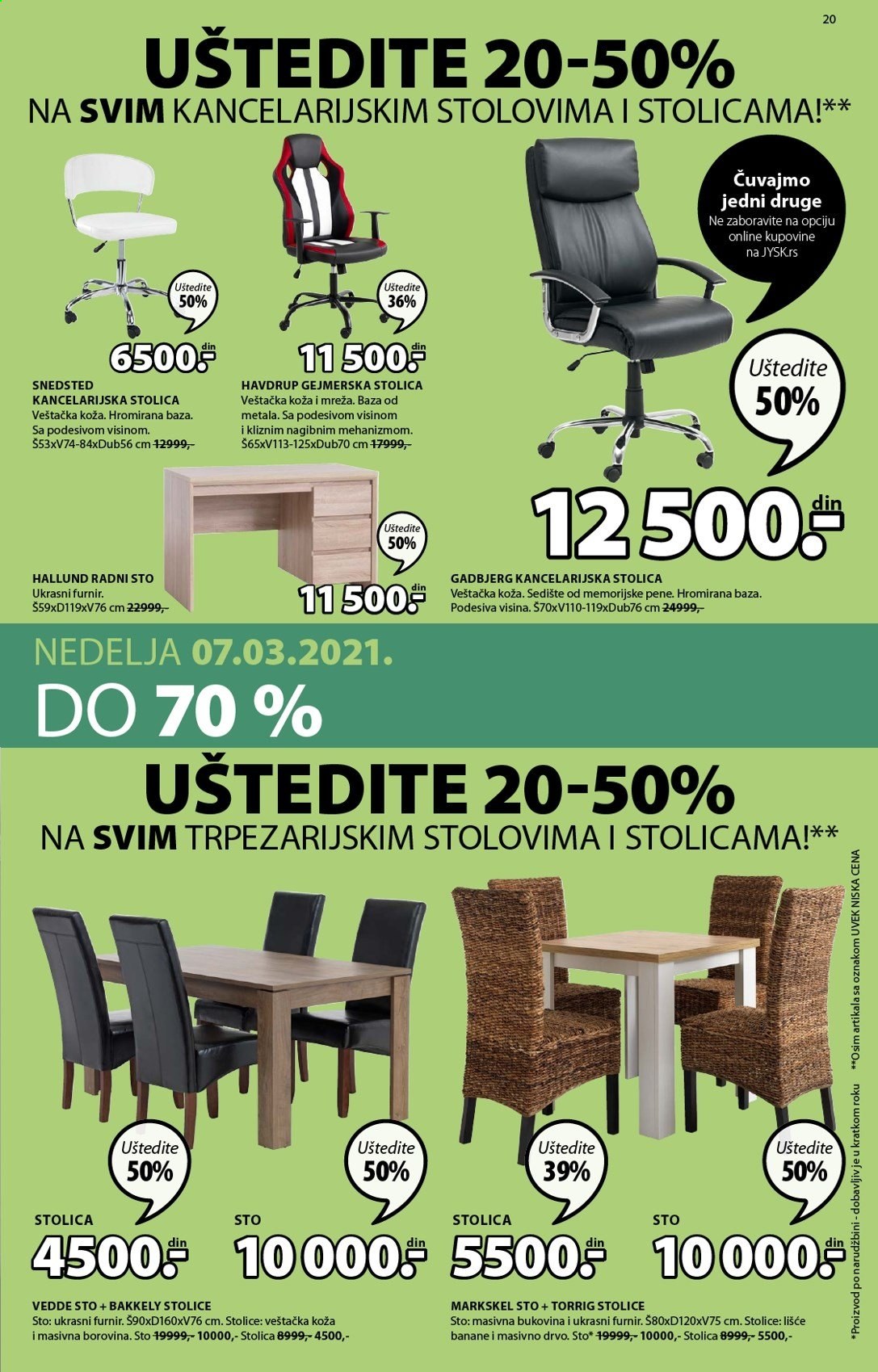 JYSK katalog - 04.03.2021 - 17.03.2021. Stranica 21