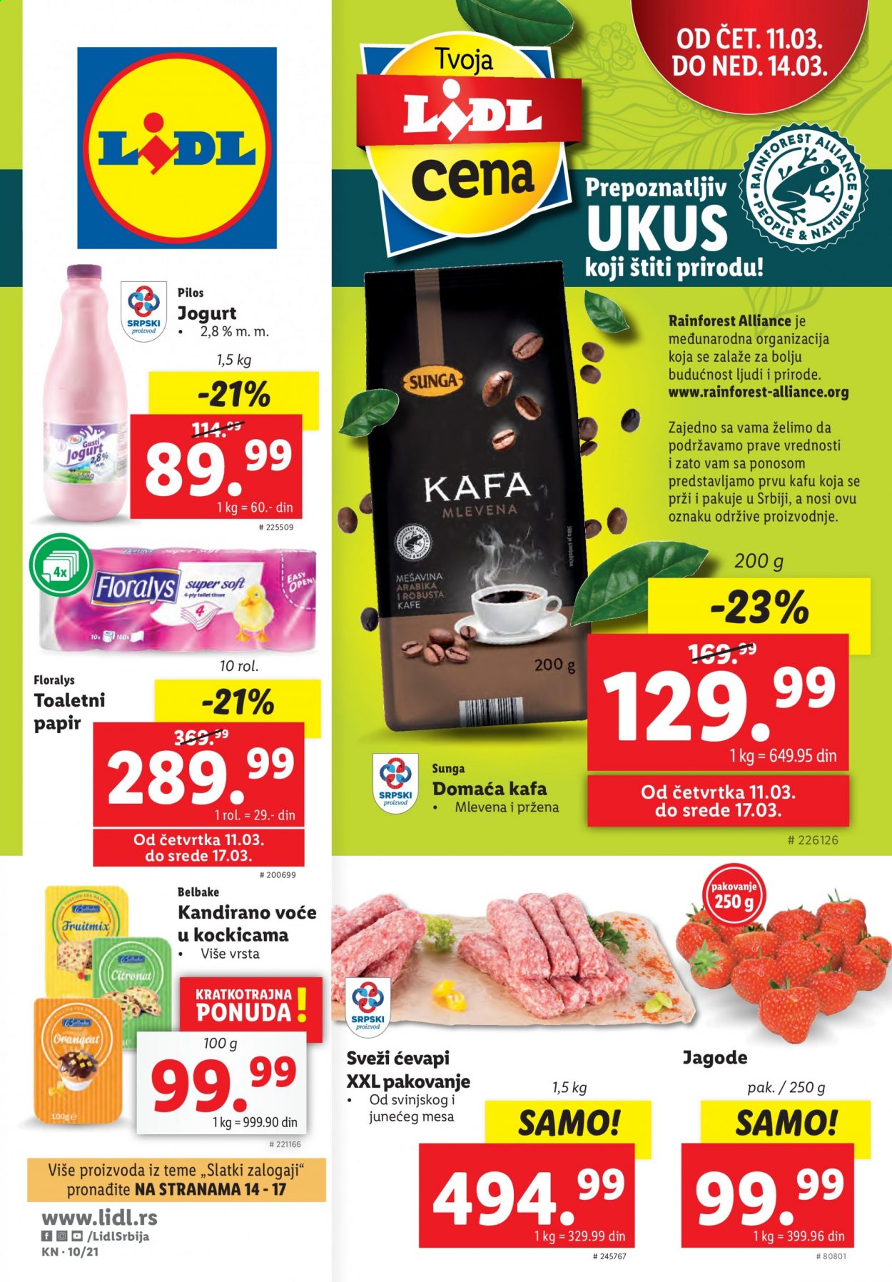 Lidl katalog - 11.03.2021 - 17.03.2021. Stranica 1