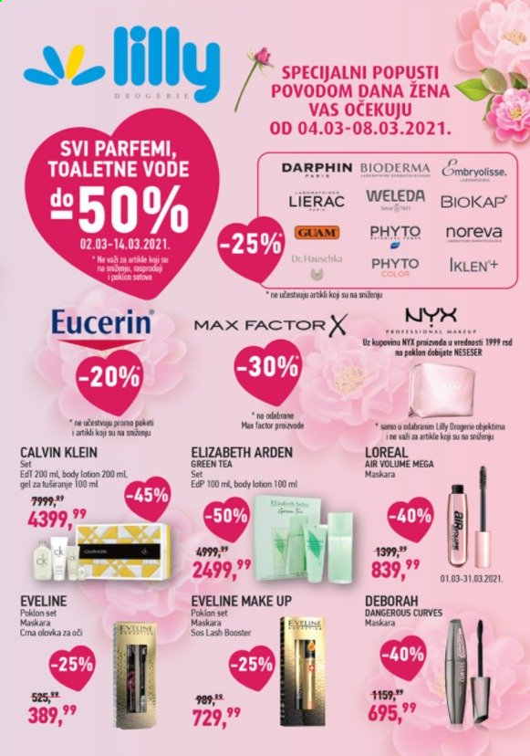 Lilly Drogerie katalog - 04.03.2021 - 08.03.2021. Stranica 1