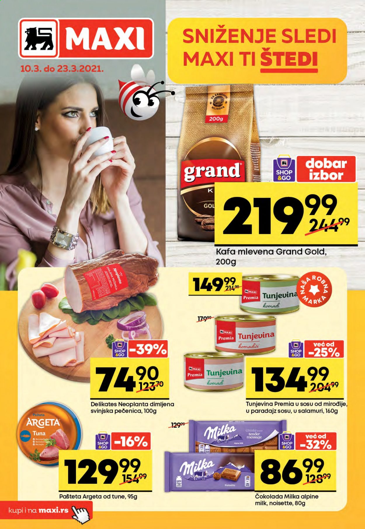 Maxi katalog - 10.03.2021 - 23.03.2021. Stranica 1