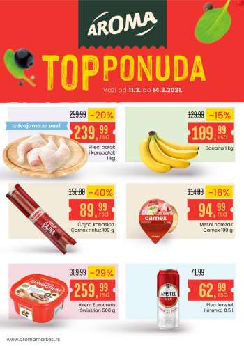 Aroma Market katalog - 11.03.2021 - 14.03.2021.