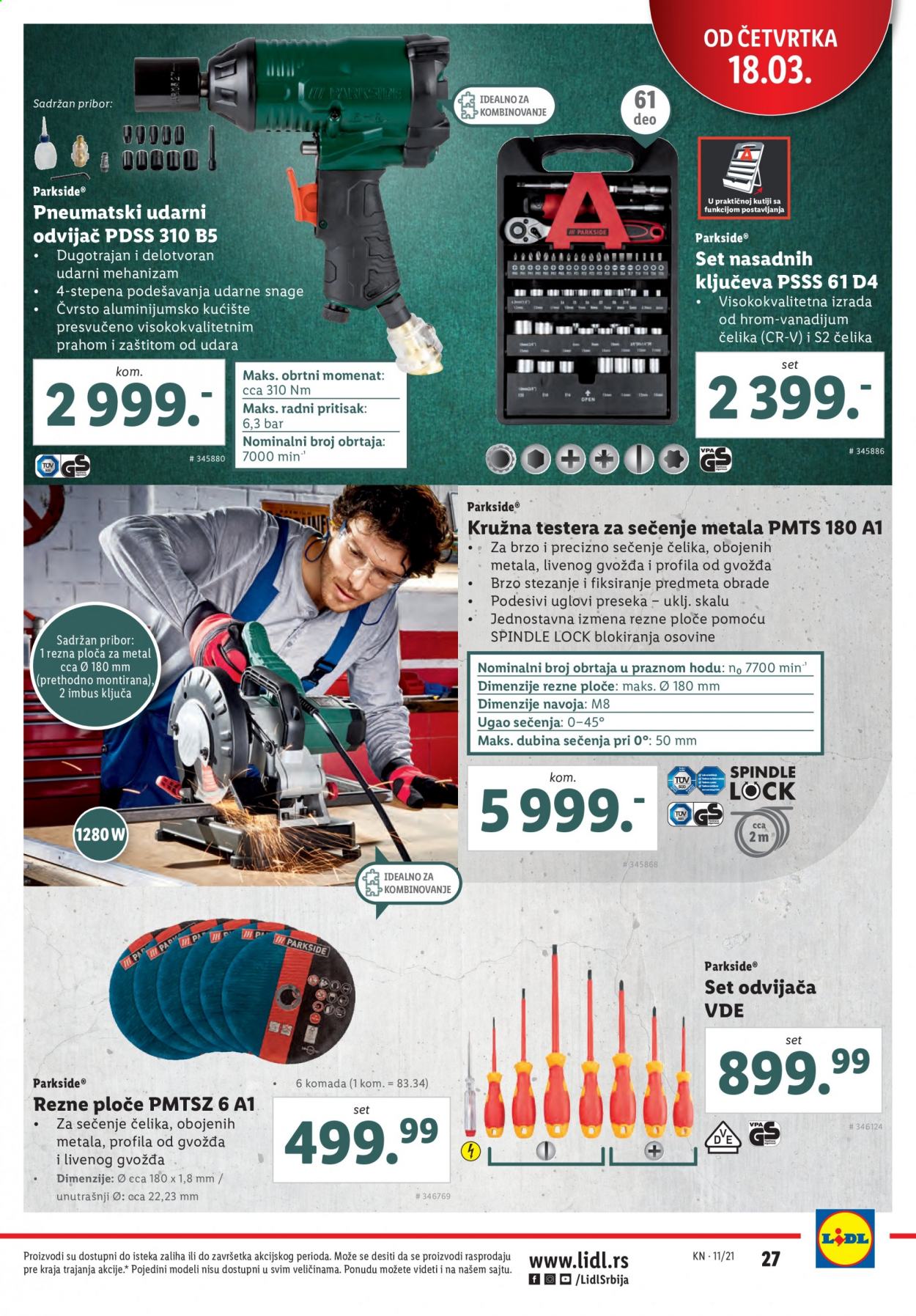 Lidl katalog - 18.03.2021 - 24.03.2021. Stranica 27
