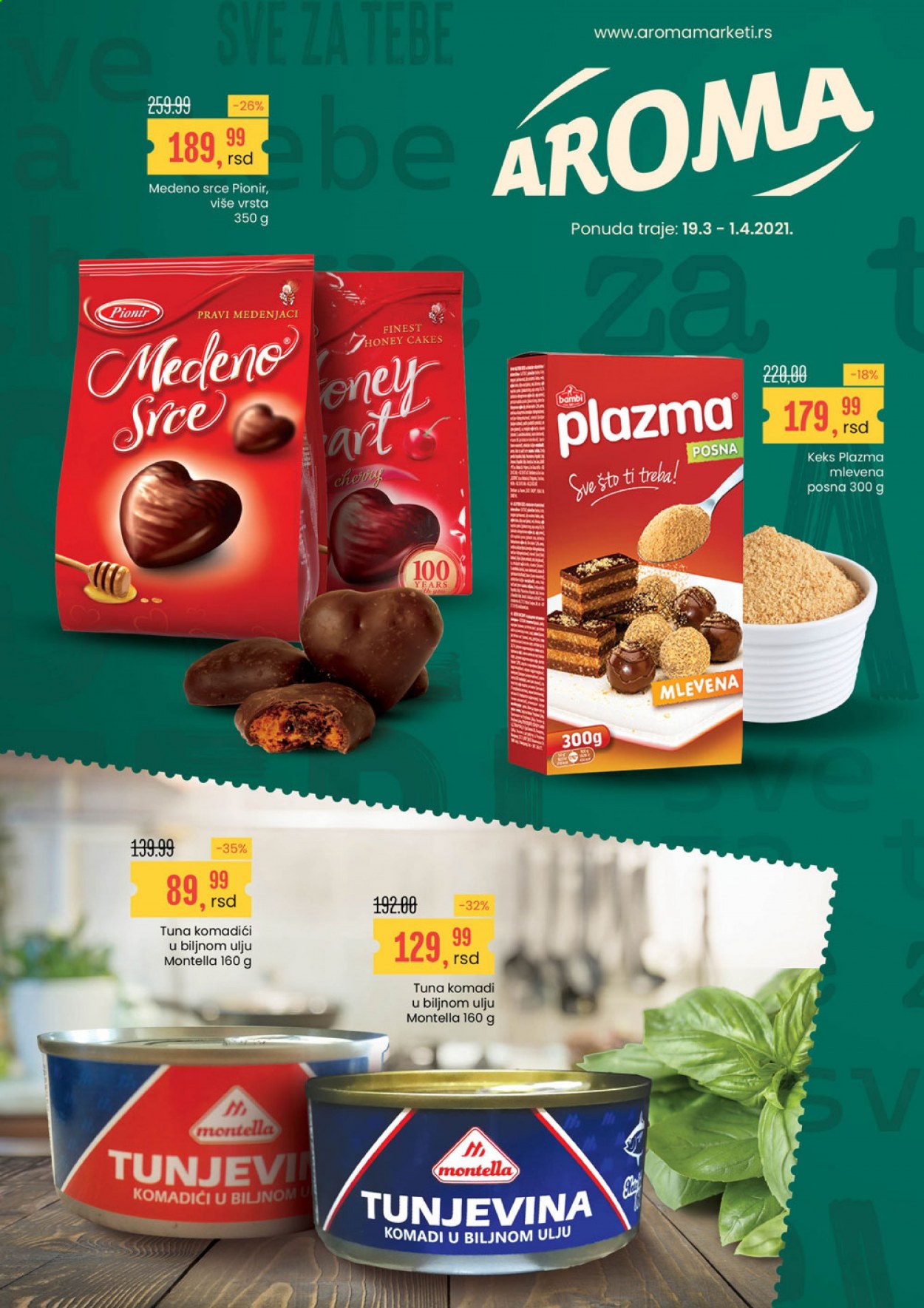 Aroma Market katalog - 19.03.2021 - 01.04.2021. Stranica 1