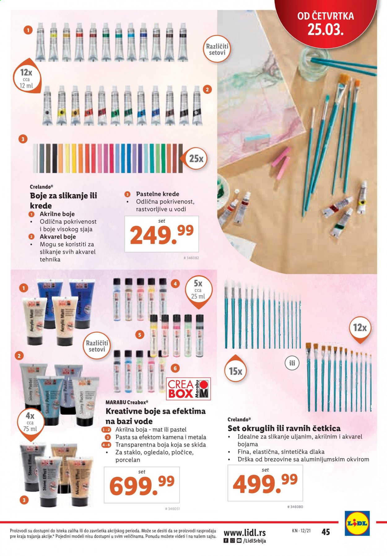 Lidl katalog - 25.03.2021 - 31.03.2021. Stranica 45