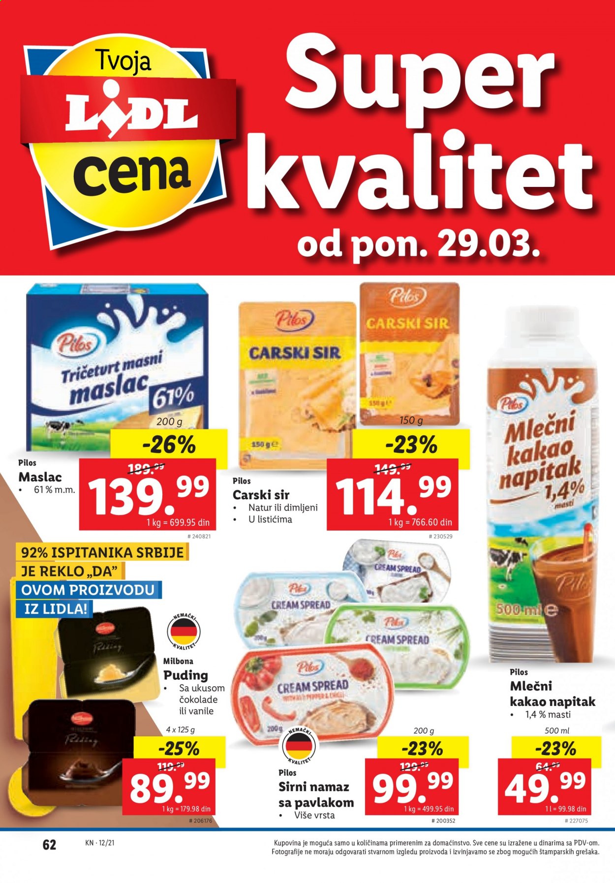 Lidl katalog - 25.03.2021 - 31.03.2021. Stranica 62