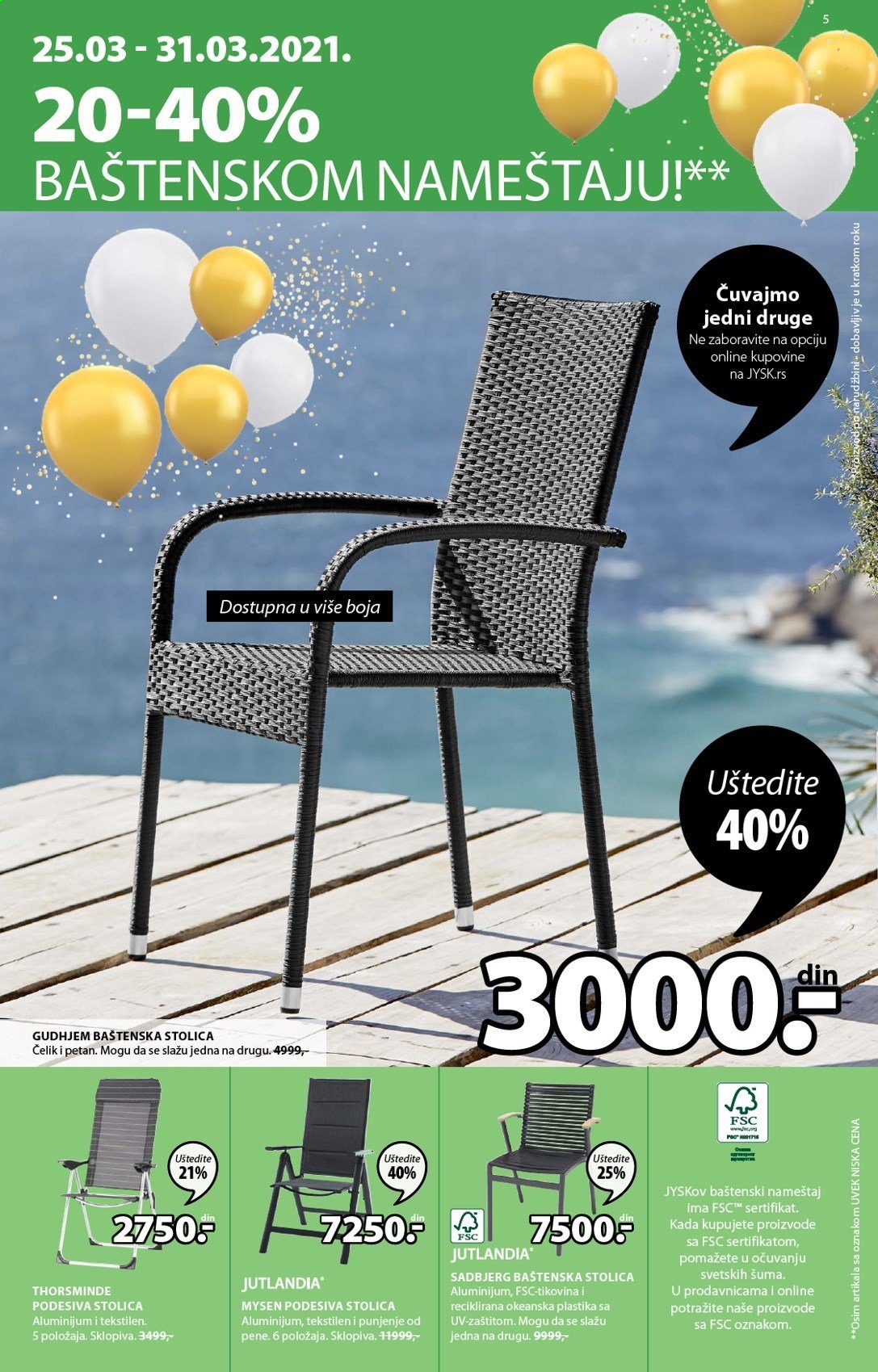 JYSK katalog - 25.03.2021 - 07.04.2021. Stranica 5