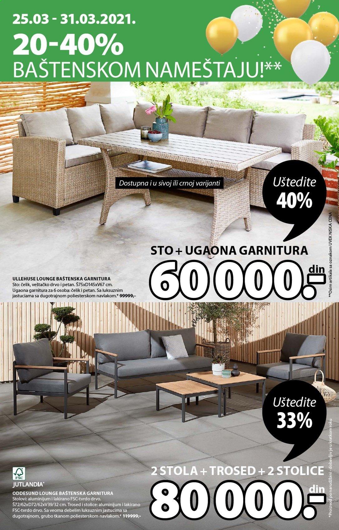 JYSK katalog - 25.03.2021 - 07.04.2021. Stranica 7