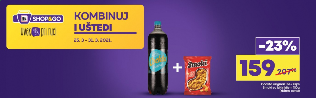 Shop & Go katalog - 25.03.2021 - 31.03.2021. Stranica 1