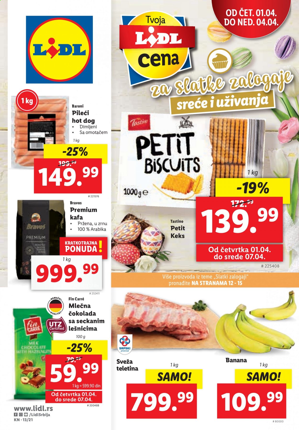 Lidl katalog - 01.04.2021 - 07.04.2021. Stranica 1