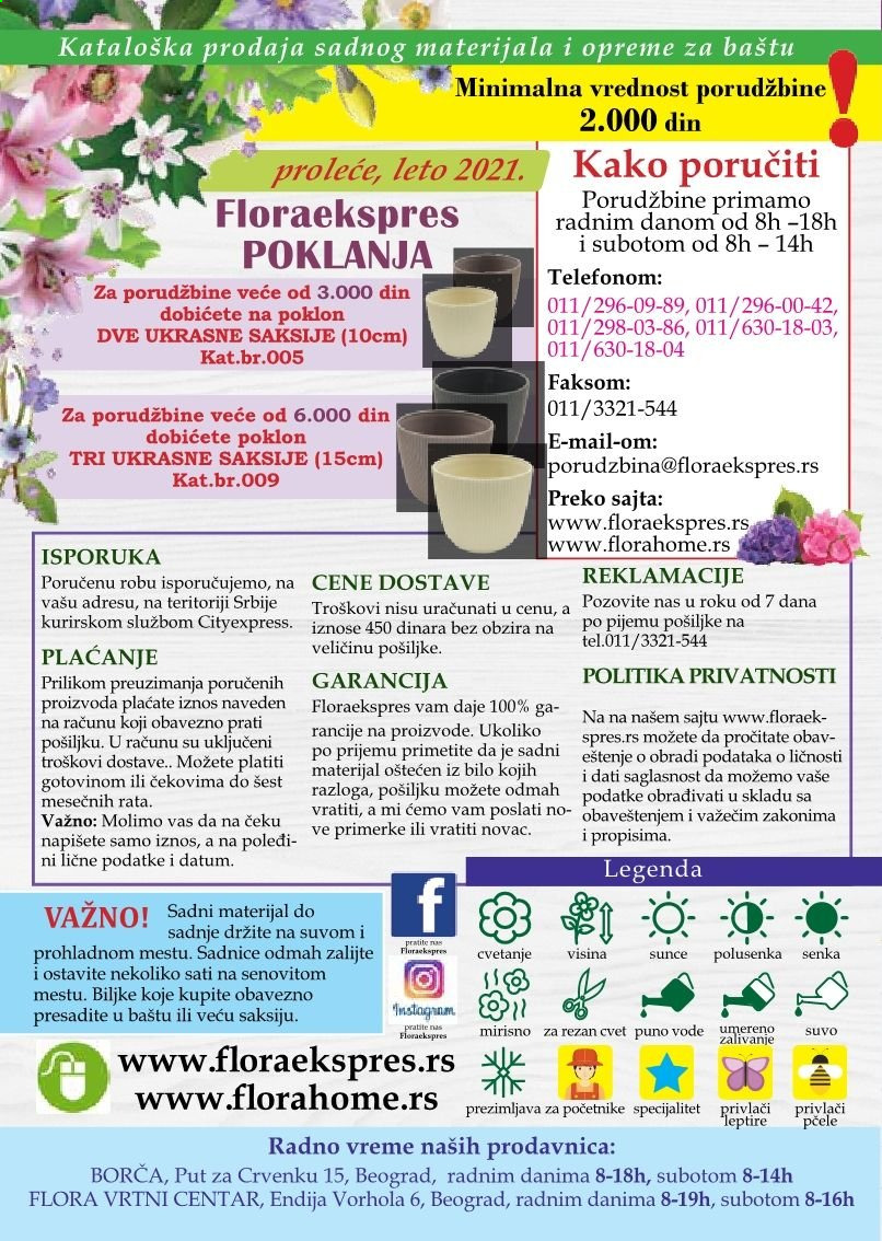 Flora Ekspres katalog. Stranica 2