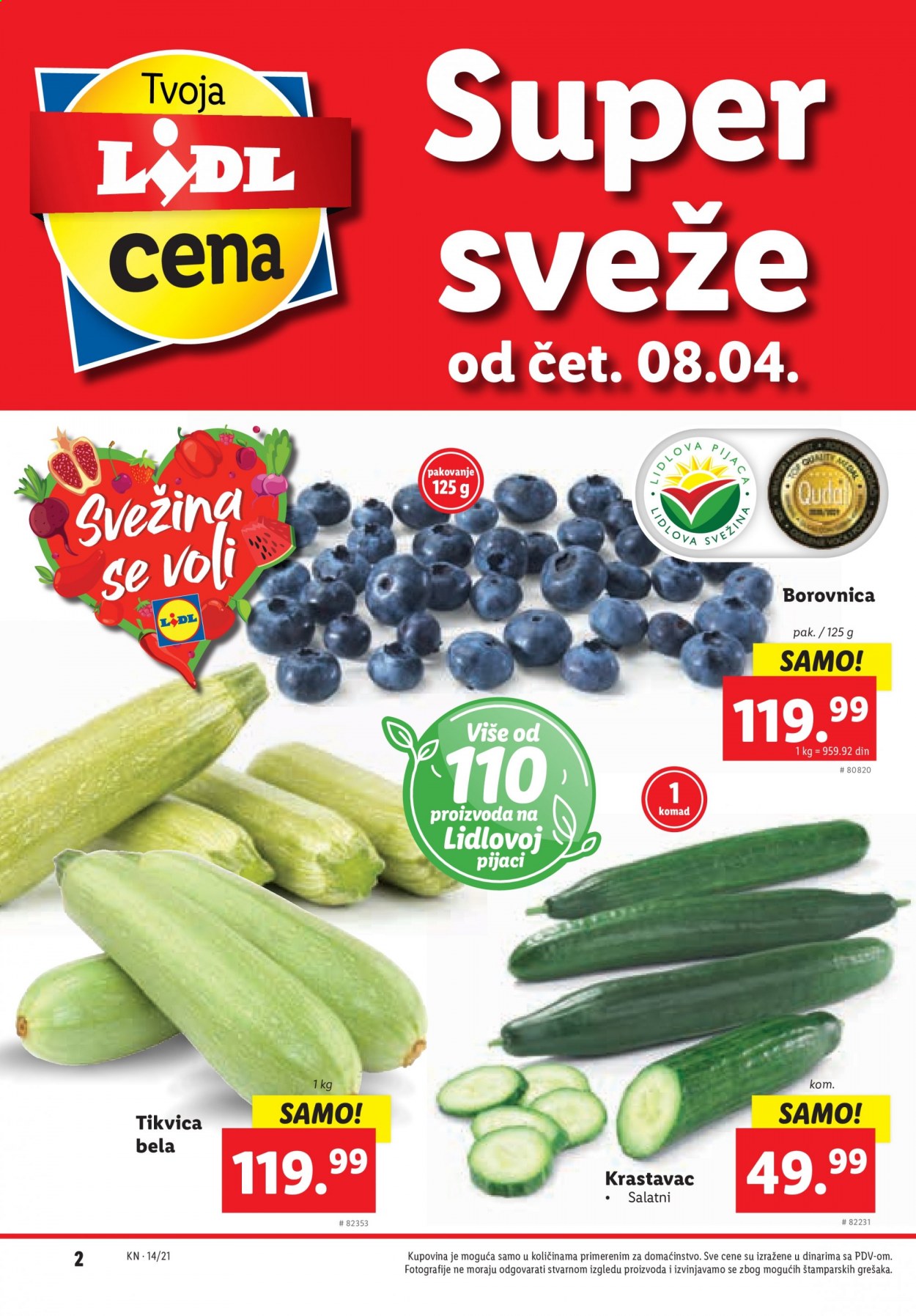 Lidl katalog - 08.04.2021 - 14.04.2021. Stranica 2
