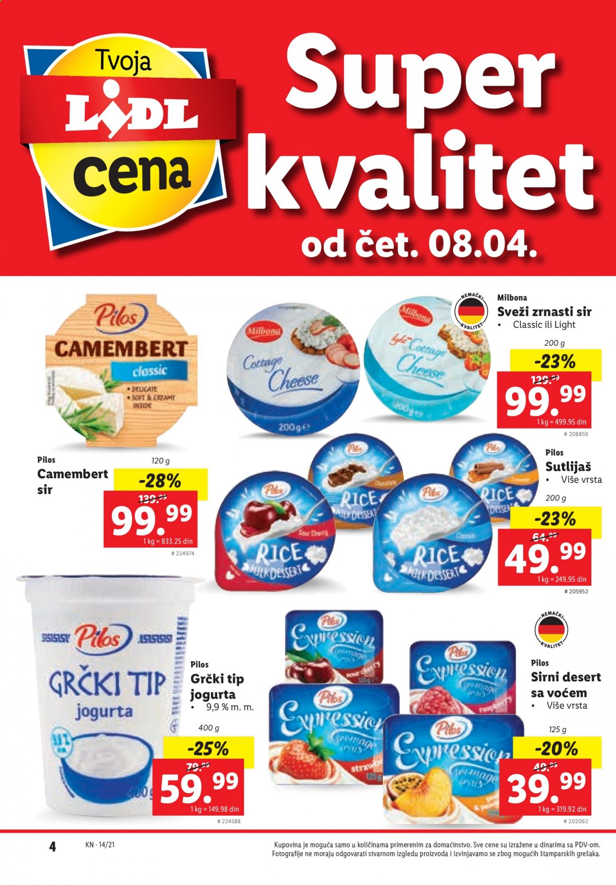 Lidl katalog - 08.04.2021 - 14.04.2021. Stranica 4
