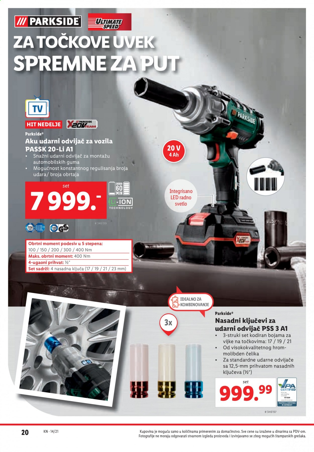 Lidl katalog - 08.04.2021 - 14.04.2021. Stranica 20