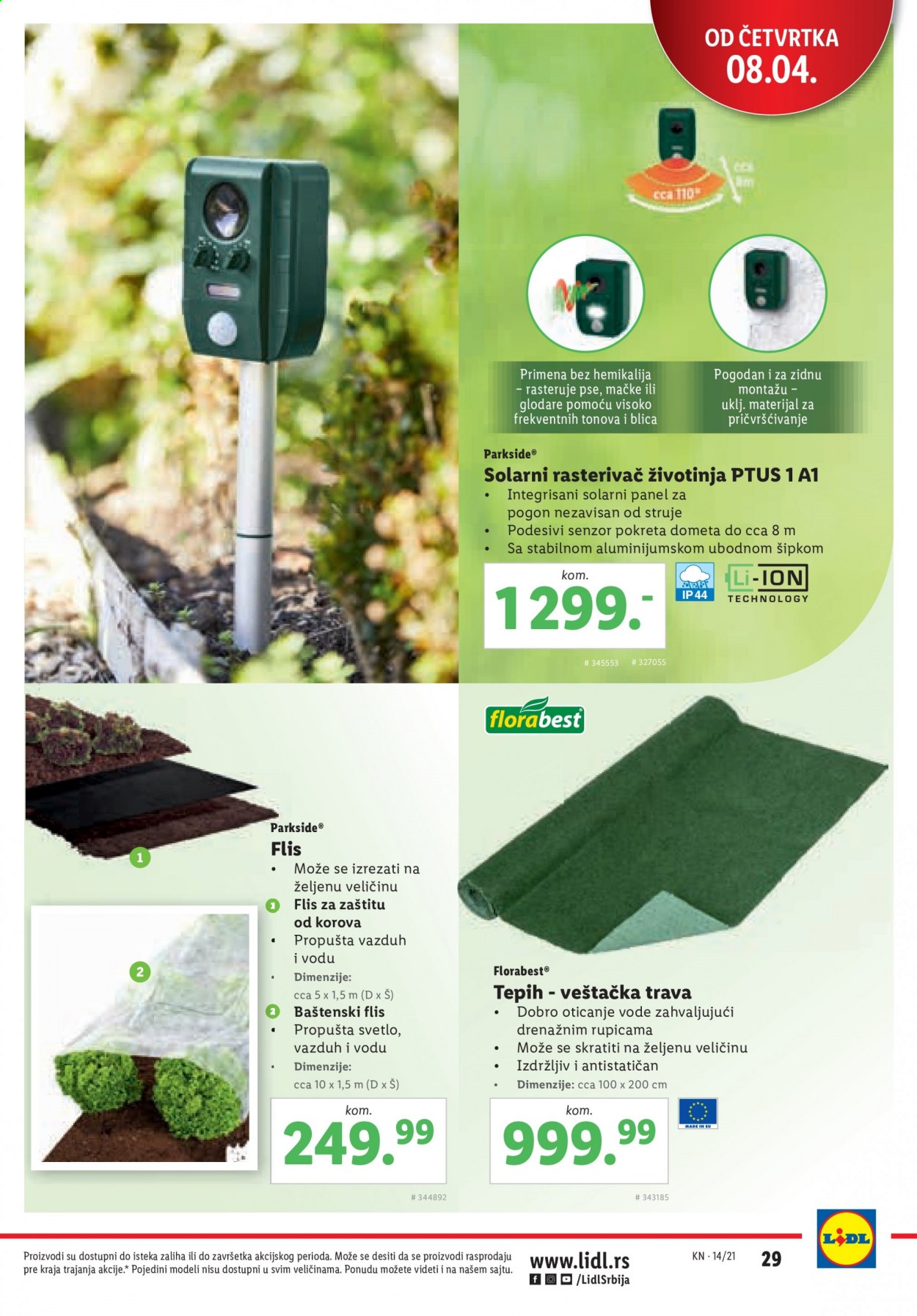 Lidl katalog - 08.04.2021 - 14.04.2021. Stranica 29