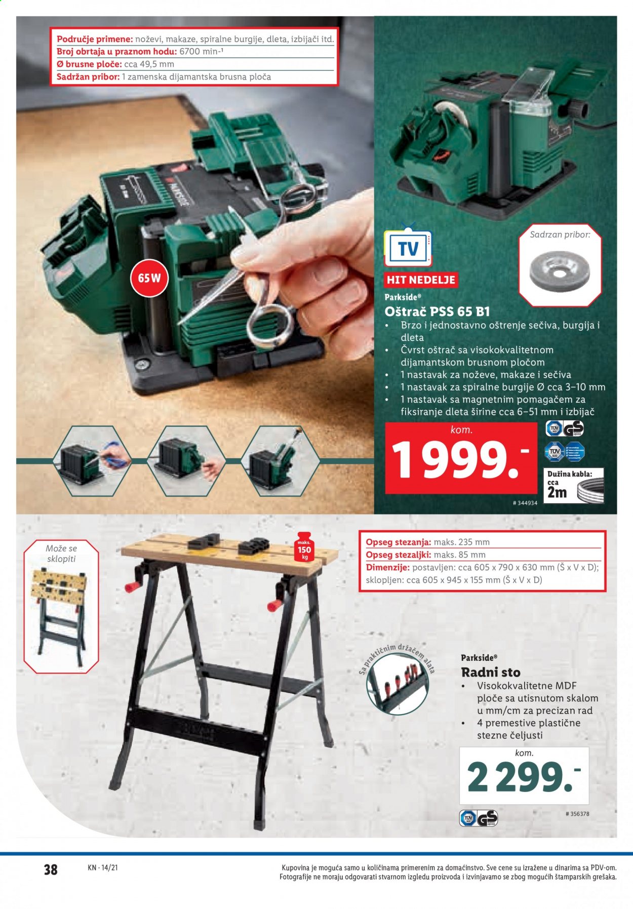 Lidl katalog - 08.04.2021 - 14.04.2021. Stranica 38