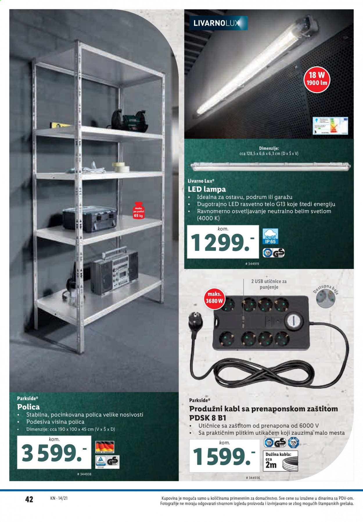 Lidl katalog - 08.04.2021 - 14.04.2021. Stranica 42