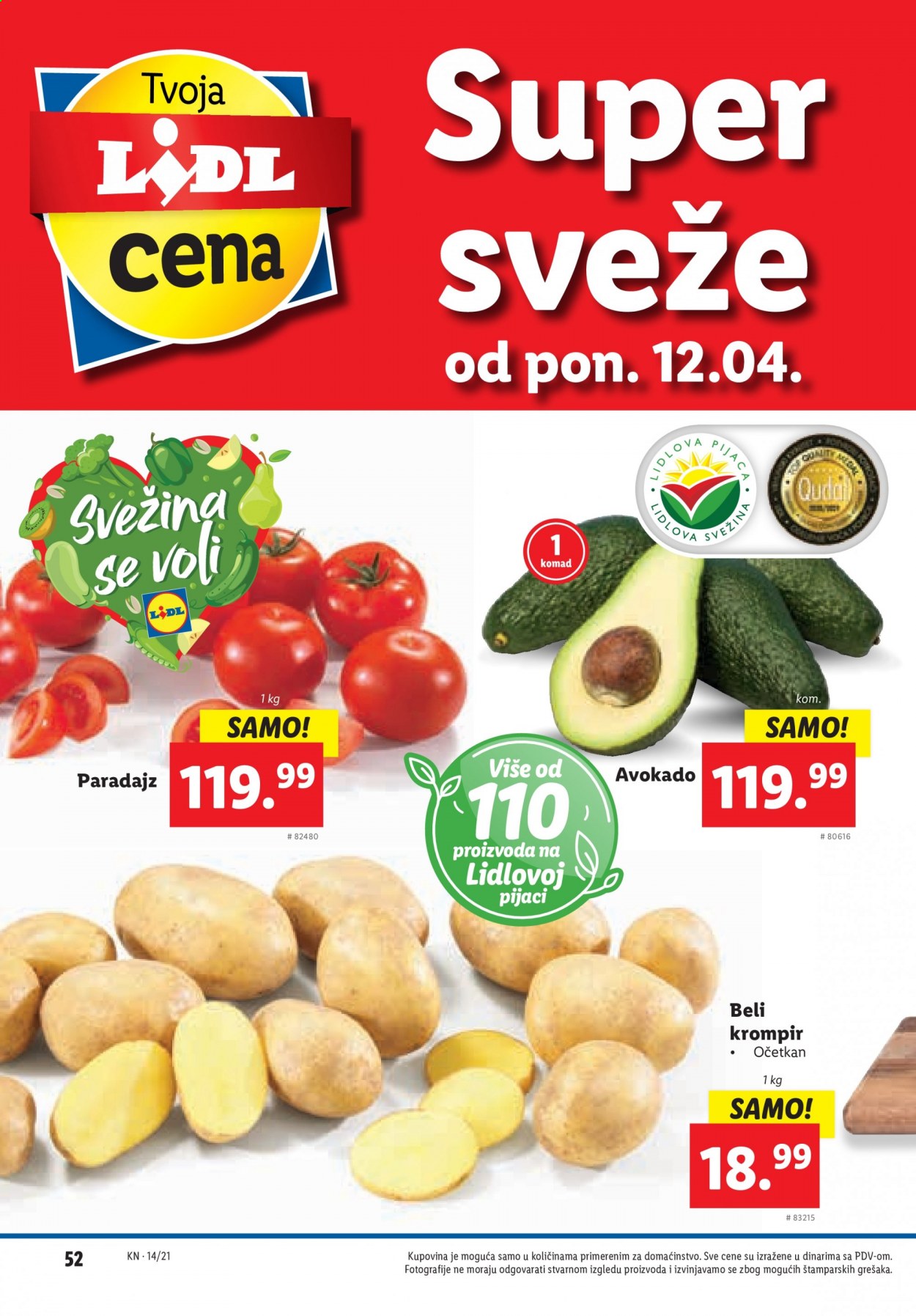 Lidl katalog - 08.04.2021 - 14.04.2021. Stranica 52