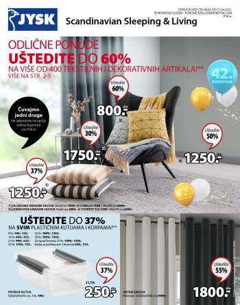 JYSK katalog - 08.04.2021 - 21.04.2021.