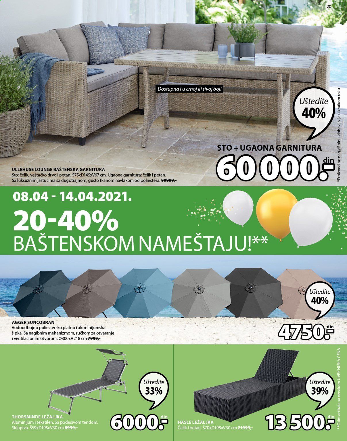 JYSK katalog - 08.04.2021 - 21.04.2021. Stranica 21