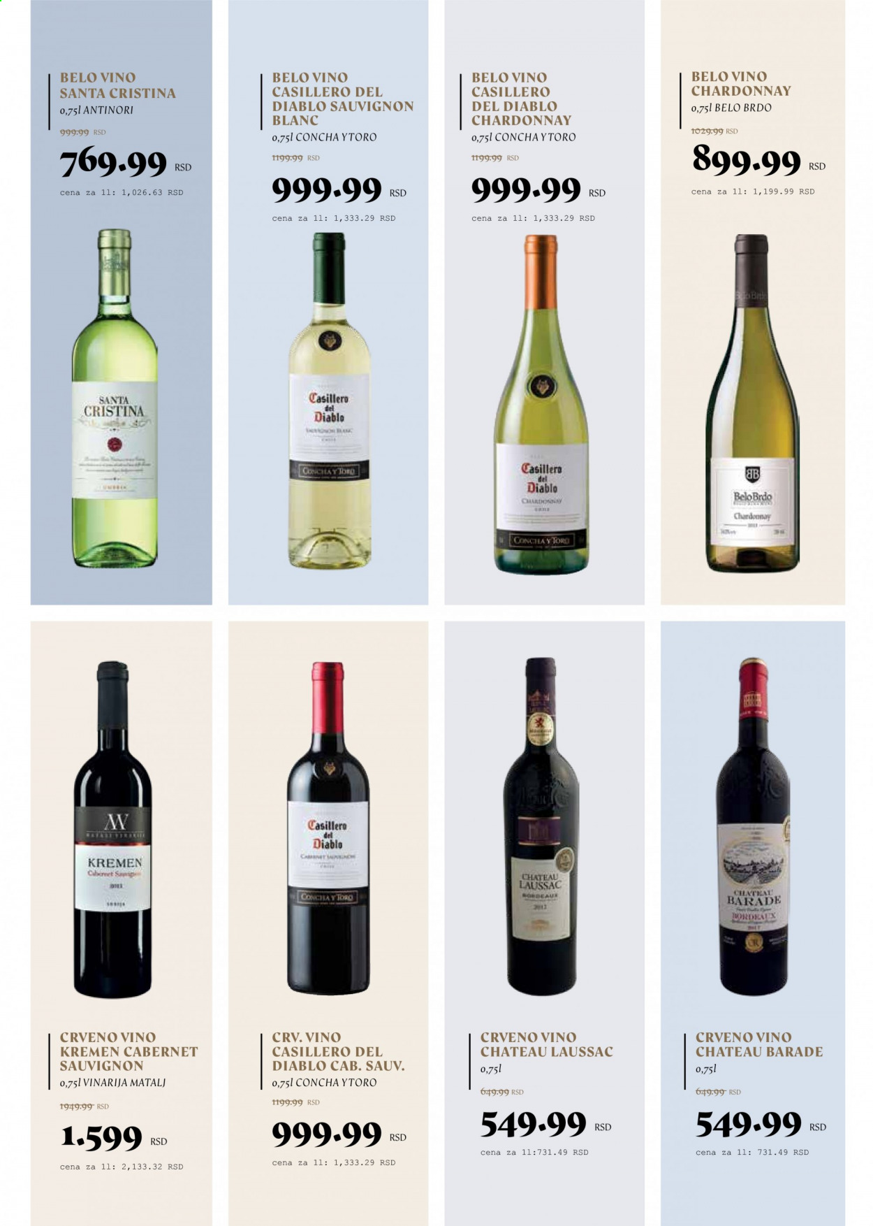 thumbnail - Roda katalog - 09.04.2021 - 09.05.2021 - Proizvodi na akciji - Cabernet Sauvignon, crveno vino, Chardonnay, Sauvignon Blanc, belo vino, vino. Stranica 34.