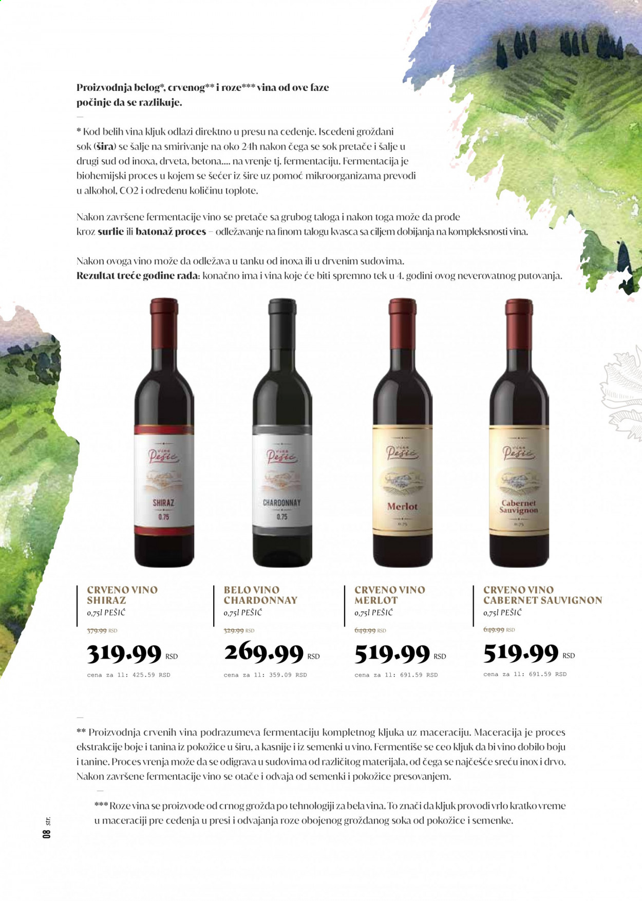 thumbnail - Idea katalog - 09.04.2021 - 09.05.2021 - Proizvodi na akciji - sok, Cabernet Sauvignon, crveno vino, Chardonnay, Merlot, belo vino, vino, Shiraz, šećer. Stranica 8.