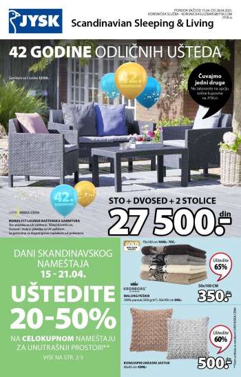 JYSK katalog - 15.04.2021 - 28.04.2021.