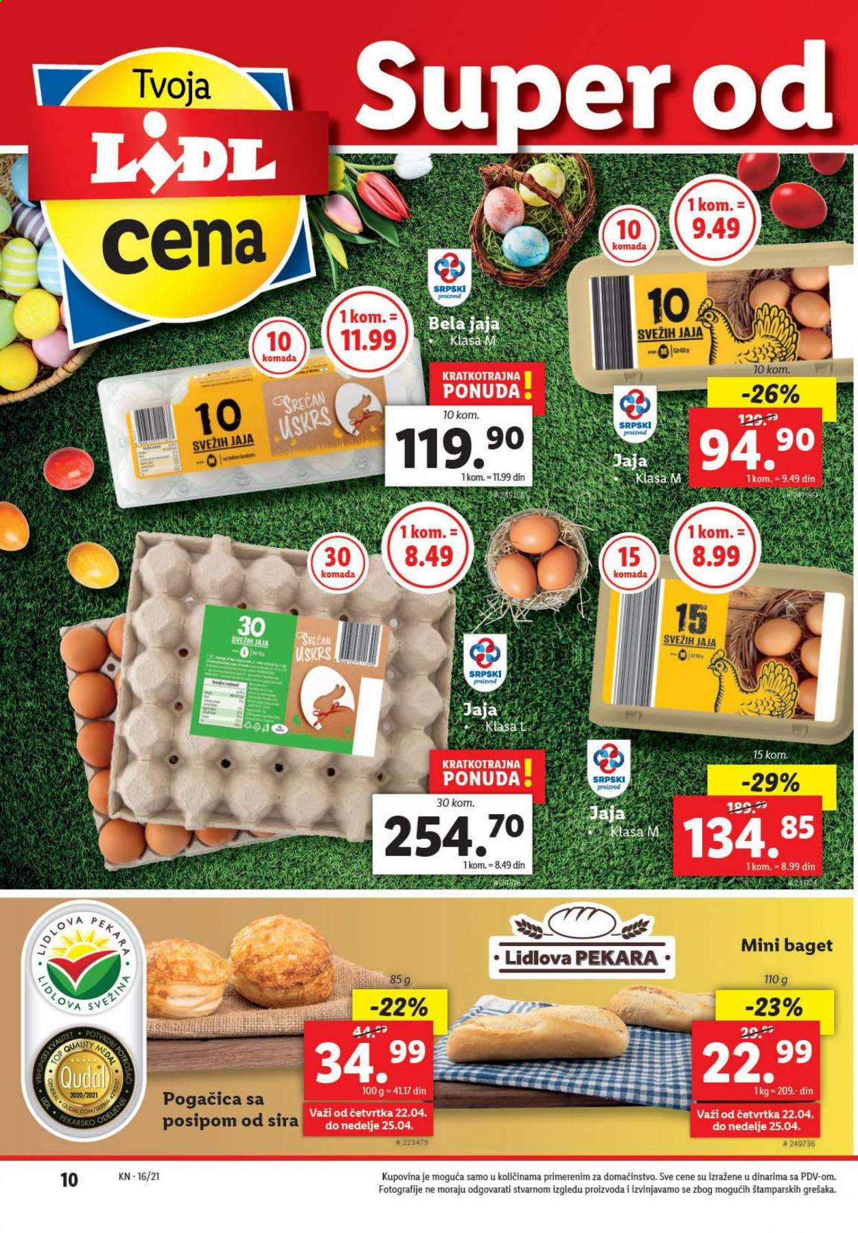 Lidl katalog - 22.04.2021 - 28.04.2021. Stranica 10