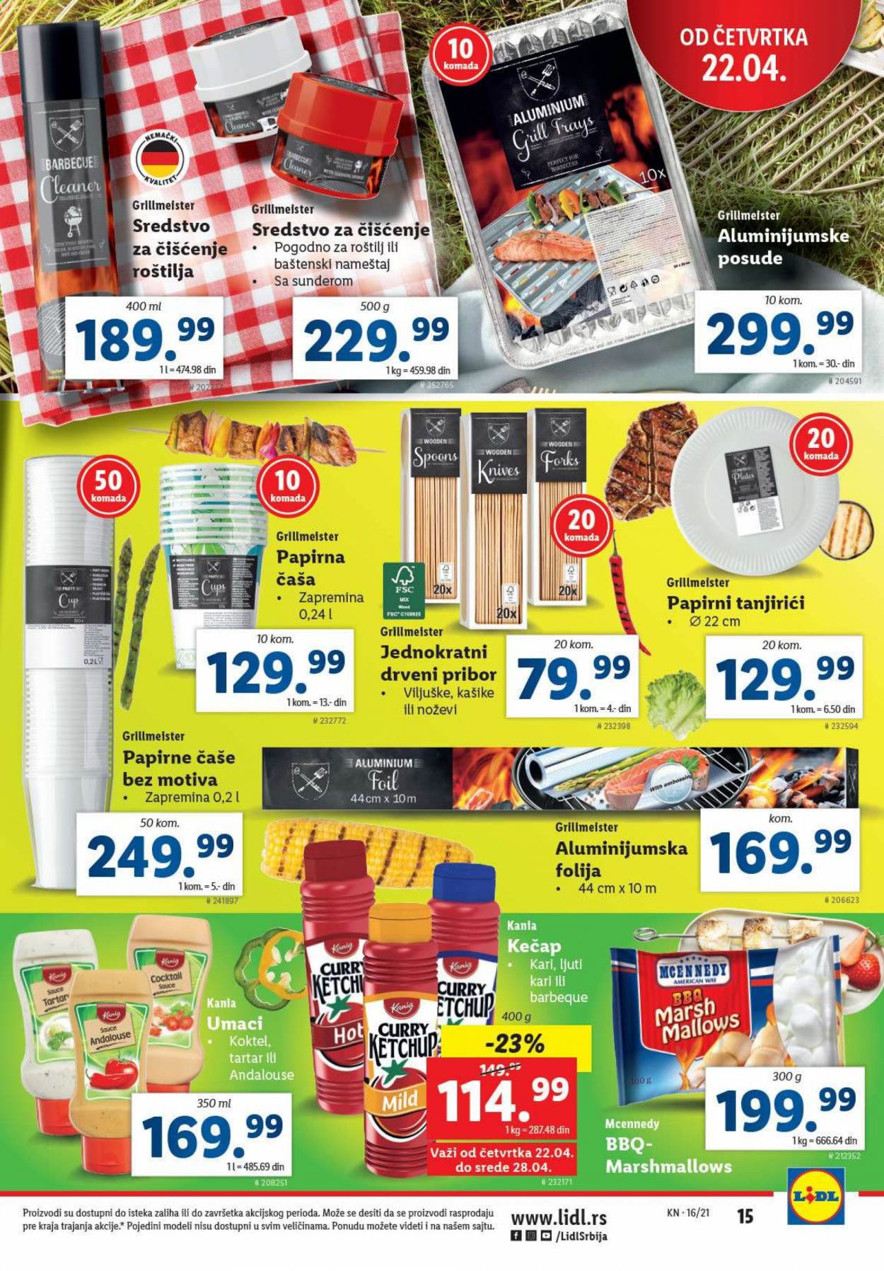 Lidl katalog - 22.04.2021 - 28.04.2021. Stranica 15