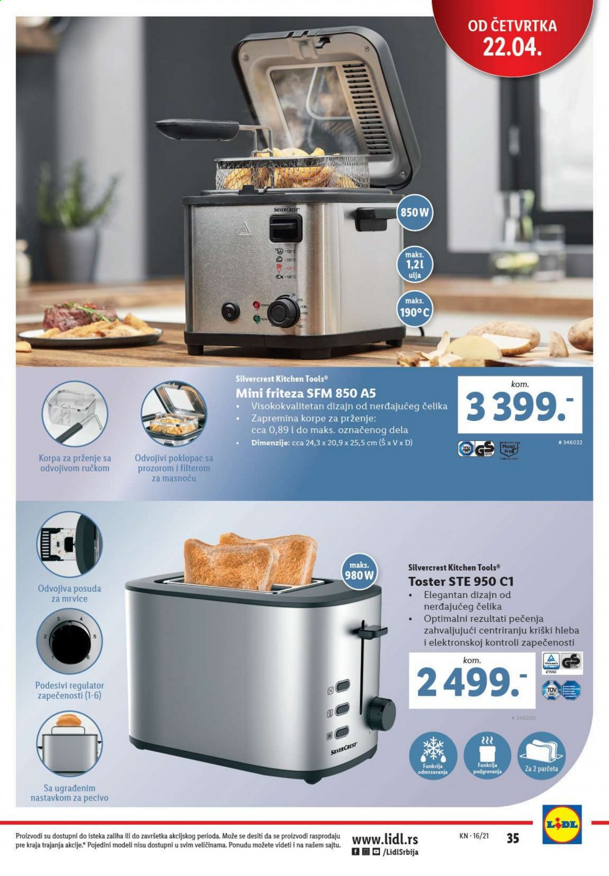 Lidl katalog - 22.04.2021 - 28.04.2021. Stranica 35