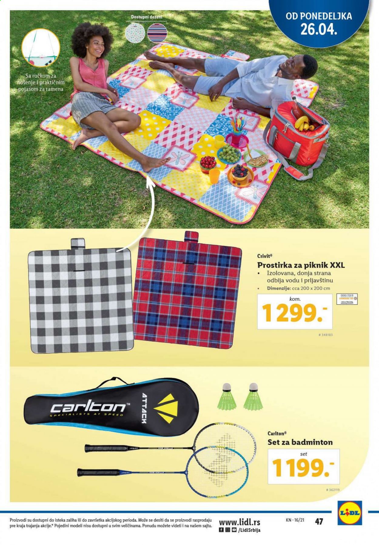 Lidl katalog - 22.04.2021 - 28.04.2021. Stranica 47