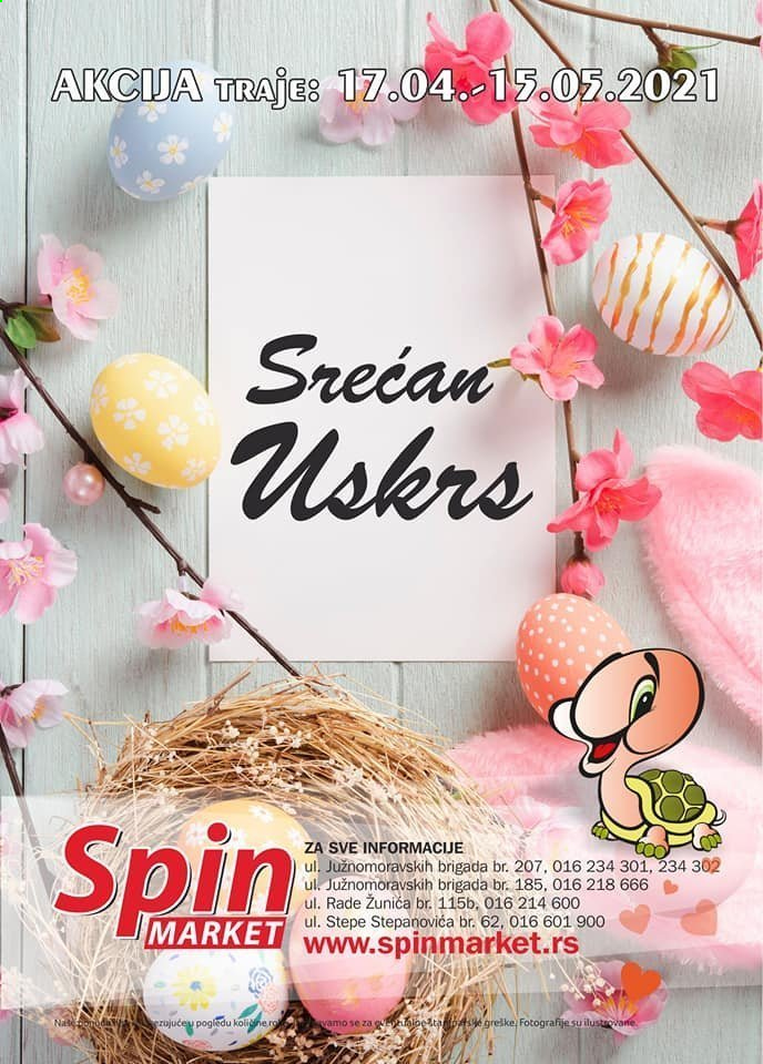 Spin Market katalog - 17.04.2021 - 15.05.2021. Stranica 1