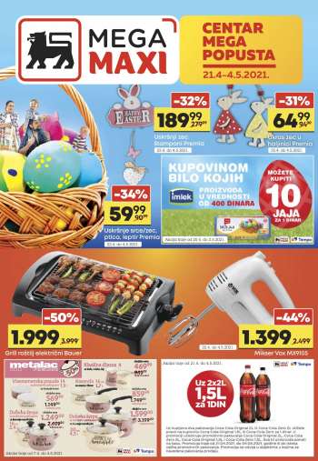 Mega Maxi katalog - 21.04.2021 - 04.05.2021.