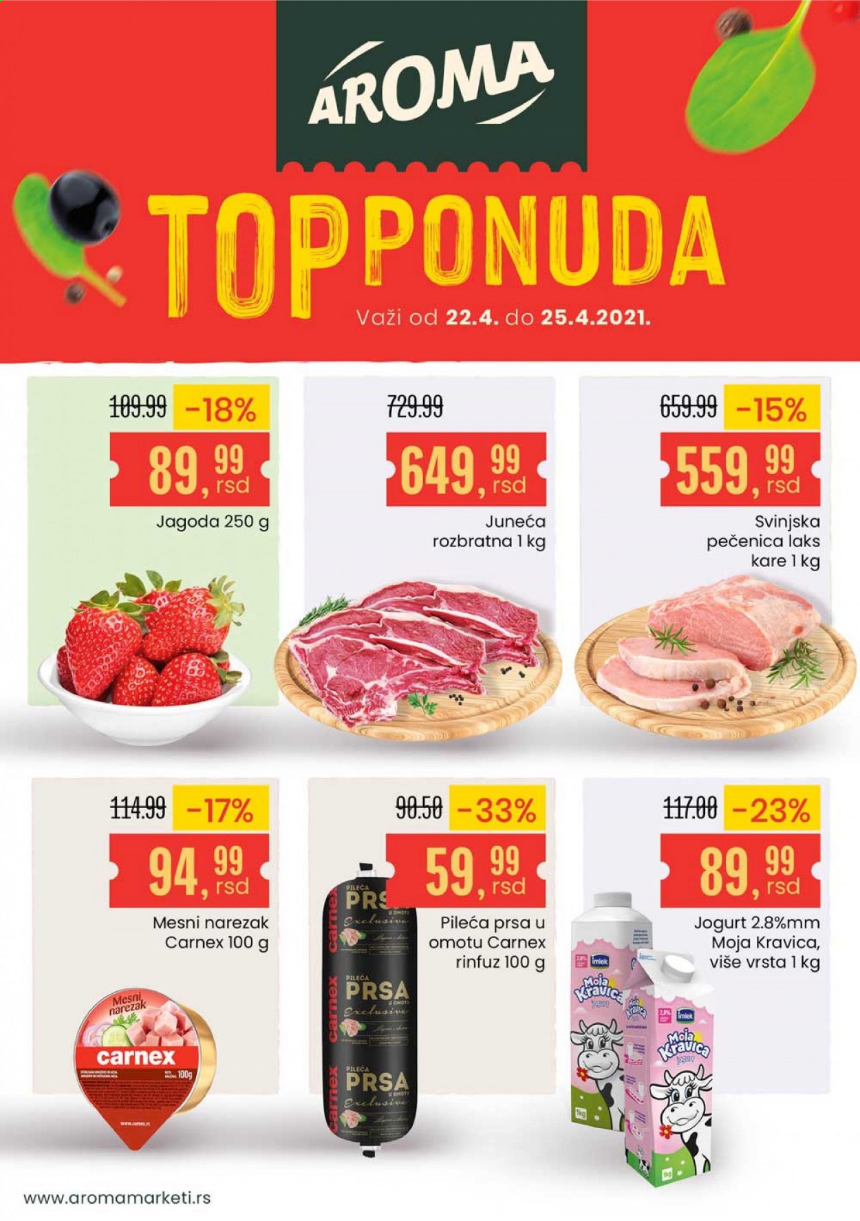 Aroma Market katalog - 22.04.2021 - 25.04.2021. Stranica 1